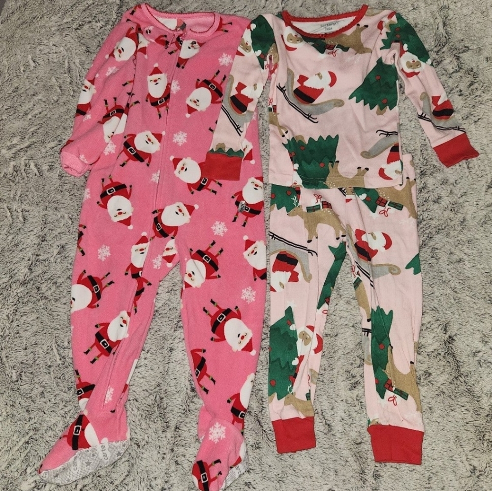 Christmas pajama bundle 2T
